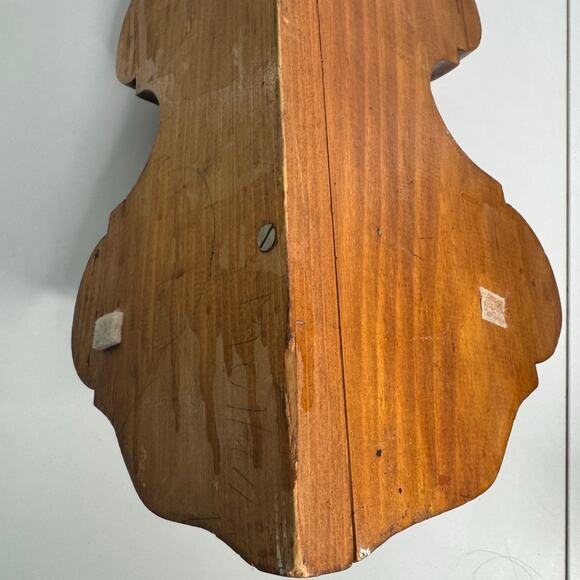 Vintage Wood Corner Shelf 3 Tier Wall Hanging Display Cottagecore Rustic 17” - Picture 7 of 10